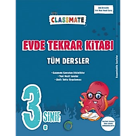 3. Sınıf Classmate Tüm Dersler Evde Tekrar Kitabı 2025 Okyanus Yayıncılık