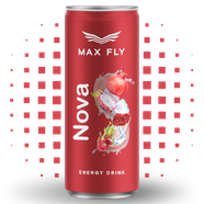 Max Fly Enerji İçeceği Nova 250 mL 24 lü