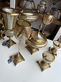 7 Parça Pirinç Gudea Salon Set