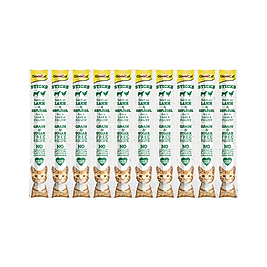 GimCat Sticks Kuzu ve Tavuk Etli Ödül Çubukları (10 x 5 g)