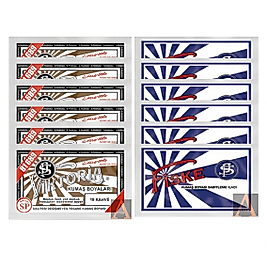 TOZ KUMAŞ BOYASI SET (6 KAHVE+ 6 FİSKE)