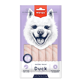 Wanpy Ördekli Krema Köpek Ödülü 5x14g