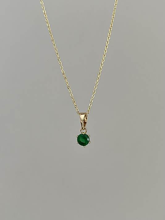 Xuping Yeşil Taşlı Kolye