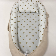 Altın Simli Mickey Desenli Babynest