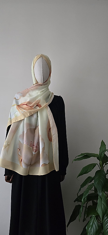 Florya Çiçeği Desenli Şal