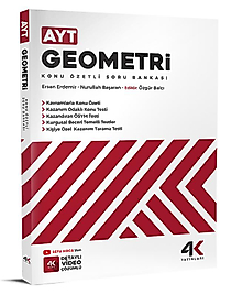 12. Sınıf Mezun AYT Geometri Konu Özetli Soru Bankası 2025 2026 Yeni Baskı Sezon