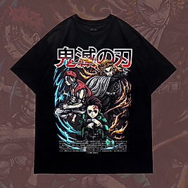 Demon Slayer | Unisex Oversize Baskılı T-shirt