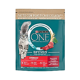 Purina One Sığır Etli Kısırlaştırılmış Kedi Maması (800 g)