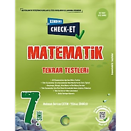 7. Sınıf Kendini Check - Et Matematik Tekrar Testleri Okyanus Yayıncılık 2025