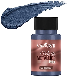 CADENCE MAT METALİK BOYA 50ML LACİVERT -MMB022