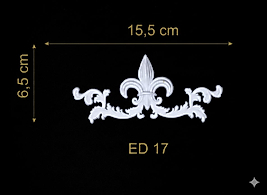 ED-17 Dekoratif Esnek Aplik (2'li)