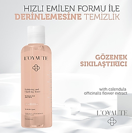 L’OYAUTE Exfoliating & Clarifying Toner (Glycolic Acid %5 AHA+BHA - 250ml)