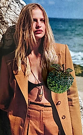 Işıltılı Elma Özel Tasarım Broş