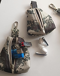 Kamuflaj Desen Erkek Yetişkin ve Çocuk Mini Cüzdan