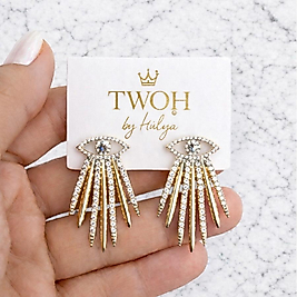 Göz Küpe Çift Renk