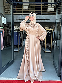 Fırfır Detaylı Abiye