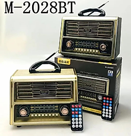 Meier M-2028BT ahşap klasik tarzı Retro radyo Am/fm/sw 3 Band ile Usb Tf yuvası Bt hoparlör vintage radyo