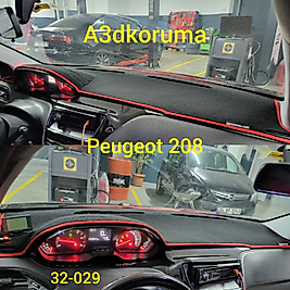 Peugeot 208 Konsol Torpido M3D Koruma