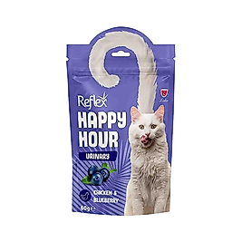 Reflex Happy Hour Urinary Tavuklu ve Yaban Mersinli Kedi Ödül Maması (60 g)