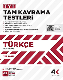 4K Yayınları TYT Türkçe Tam Kavrama Testleri 2025 2026 Yeni Baskı Sezon