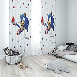 Minibabyrooms Sonic Temalı Fon Perde