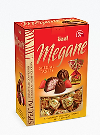 ÖZELİM MEGANE ÇİKOLATA TURUNCU KUTU (KOLİ İÇİ=12 KG)