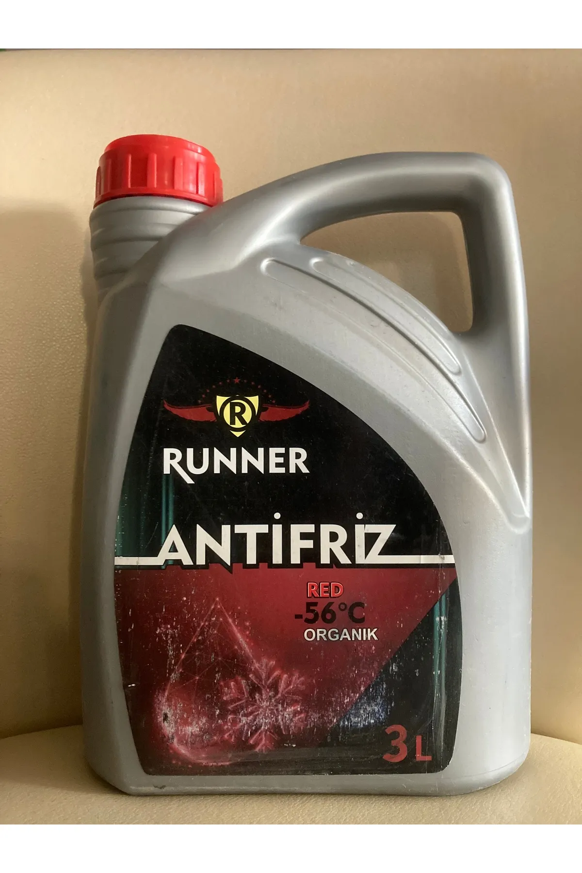 RUNNER 3 LİTRE -56 DERECE ORGANİK KIRMIZI ANTİFİRİZ