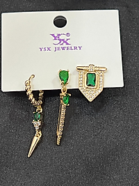 Üçlü xuping küpe set