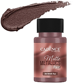 CADENCE MAT METALİK BOYA 50ML KESTANE -MMB029