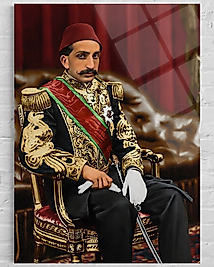 Sultan Abdülhamit Han Cam Tablo