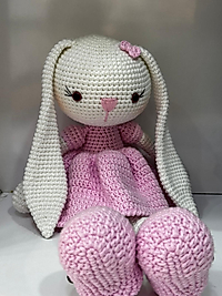 Amigurumi Uzun Kulak Tavşan - Sarı