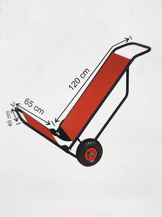 Valiz Taşıma Arabası Boyalı