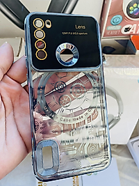 Redmi Note 8 Lens Korumalı Telefon Kılıfı Mavi