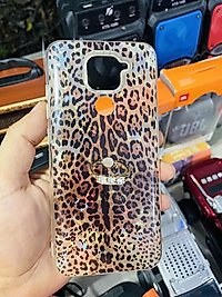 Redmi Note 9 Leopar Desenli Yüzüklü Telefon Kılıfı