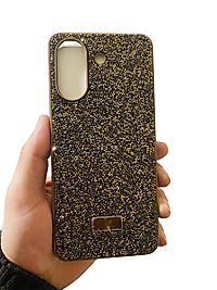 Redmi 13C Taşlı Telefon Kılıfı Gold