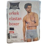 TUTKU ERKEK ELASTAN BOXER XXL BEDEN SİYAH