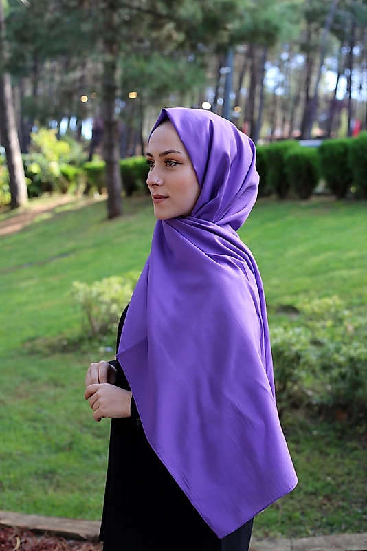 Düz Modal Polyester Şal 80 X 185 Ebat