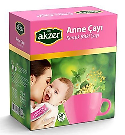 Akzer Süt Için Anne Çayı - Bitkisel Içerik 60'lı