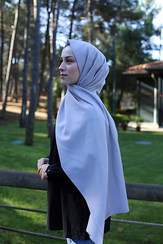 Düz Modal Polyester Şal 80 X 185 Ebat