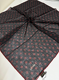 SOFT KETEN EŞARP MONOGRAM DESEN 10