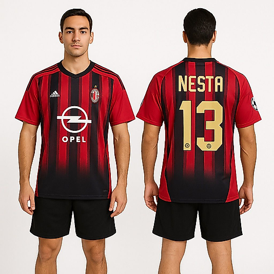AC Milan Nesta 13 Numara Forma