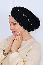 dolamalı deniz kabuklu bone