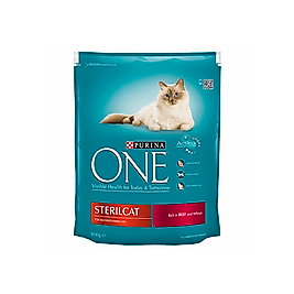 Purina One Sığır Etli Kısırlaştırılmış Yetişkin Kedi Maması (800 g)