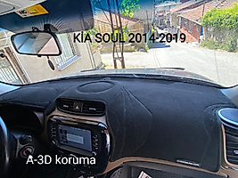 Kia Soul 2014-2019 Konsol Torpido 3D Koruma