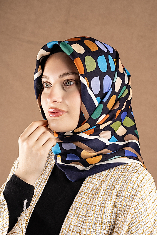 DESENLİ FLOSSY SİLK EŞARP