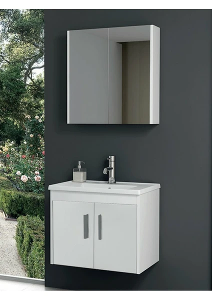 65 cm Banyo Dolabı (Beyaz)