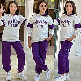 Miami baskılı takım