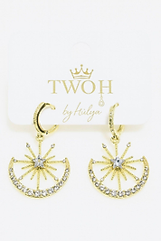 Gold Sallantılı Küpe