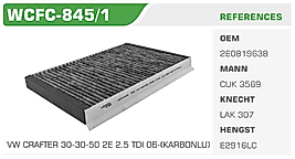 VW CRAFTER 30-30-50 2E 2.5 TDI 06-(KARBONLU)