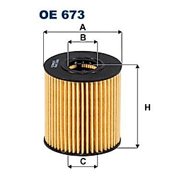 FILTRON OE673  YAG FILTRESI 2008 206 207 208 3008 301 307 308 4007 P407 P5008 I-II P508 I-II BIPPER  BOXER III PARTNER TEPEEBERLINGO C-ELYSEE C3 II-III C4 I-II C5 II-III JUMPER III 2.0HDI DW10